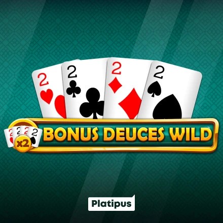 Table Games logo of Bonus Deuces Wild from Platipus at DazardBet Casino