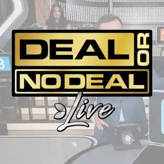 Deal or No Deal Live online game logo by Evolution on dazardbetcasino.it
