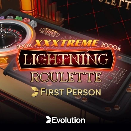 Official Table Games logo: First Person XXXtreme Lightning Roulette by Evolution at DazardBet Casino
