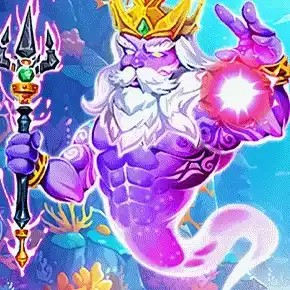 Poseidon's Secret 2 online game logo by KA Gaming on dazardbetcasino.it