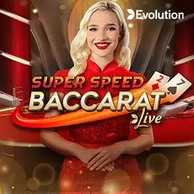 Play Super Speed Baccarat slot by Evolution on dazardbetcasino.it