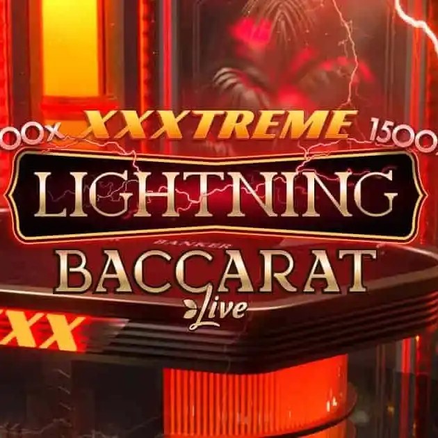 Enjoy XXXtreme Lightning Baccarat by Evolution – logo hosted on dazardbetcasino.it